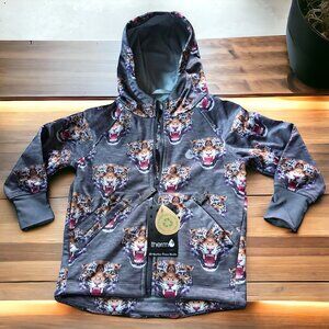 NWT THERM ( 3T ) Waterproof/Windproof Thermal with Hood Tiger Detail